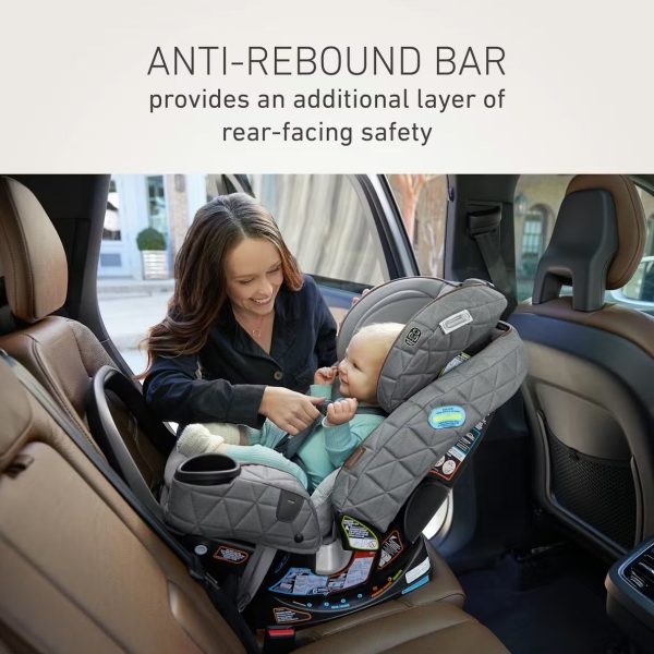 Graco® Premier 4Ever® DLX Extend2Fit® SnugLock® 4-in-1 Car Seat featuring Anti-Rebound Bar, Midtown™ Collection