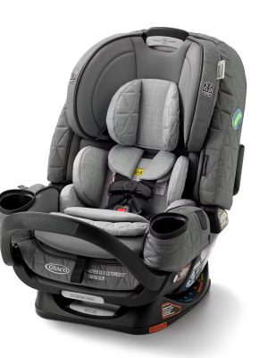 【$9.90 Year-End Clearance | Last Day Only】Graco® Premier 4Ever® DLX Extend2Fit® SnugLock® 4-in-1 Car Seat featuring Anti-Rebound Bar, Midtown™ Collection