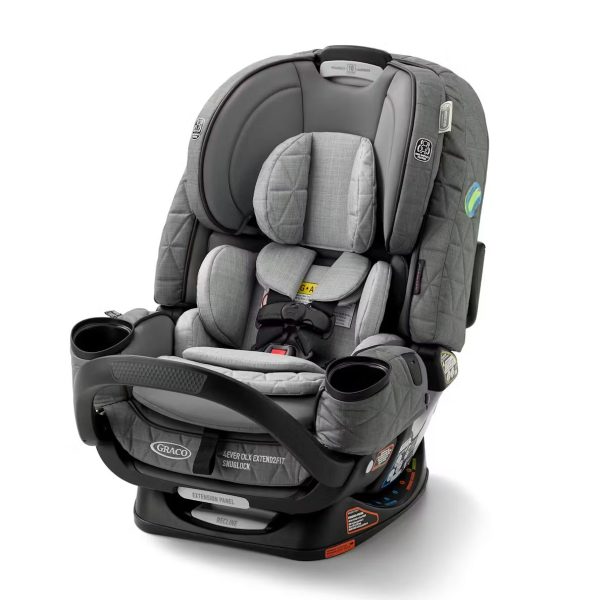 【$9.90 Year-End Clearance | Last Day Only】Graco® Premier 4Ever® DLX Extend2Fit® SnugLock® 4-in-1 Car Seat featuring Anti-Rebound Bar, Midtown™ Collection