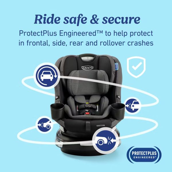 EasyTurn™ 360 2-in-1 Rotating Convertible Car Seat