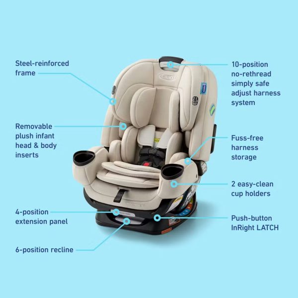 4Ever® Extend2Fit® 4-in-1 Car Seat