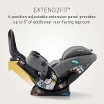 【$9.90 Year-End Clearance | Last Day Only】Graco® Premier 4Ever® DLX Extend2Fit® SnugLock® 4-in-1 Car Seat featuring Anti-Rebound Bar, Midtown™ Collection